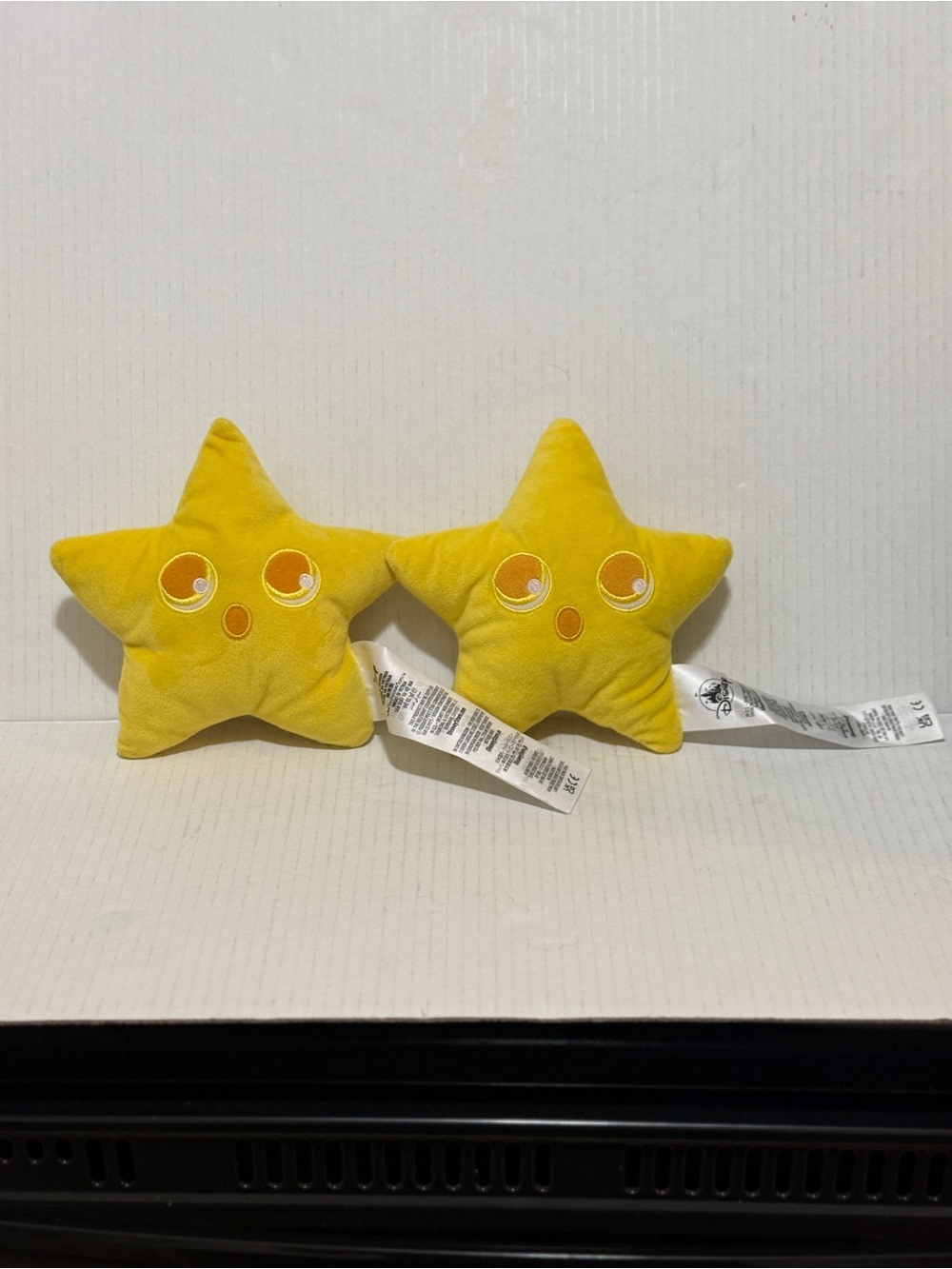 Disney Parks Pixar Pier La Luna yellow star plush toys Rare Collectible